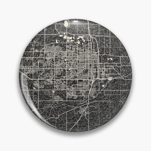Item preview, Greeley map Colorado Ink lines designed and sold by InkMaps.