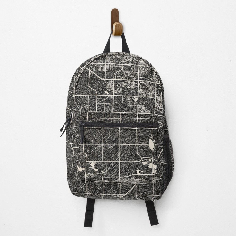 Vista previa del artículo con la obra «Mochila», diseñado y vendido por InkMaps.