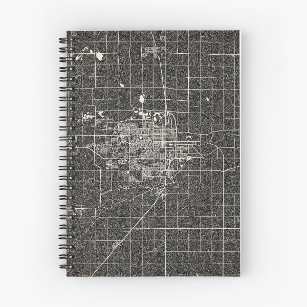 Item preview, Greeley map Colorado Ink lines 2 designed and sold by InkMaps.