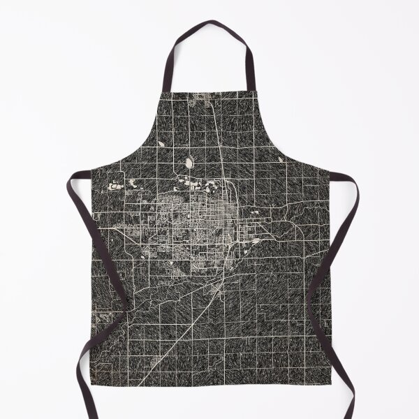 Item preview, Greeley map Colorado Ink lines 2 designed and sold by InkMaps.