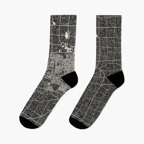 Item preview, Greeley map Colorado Ink lines 2 designed and sold by InkMaps.