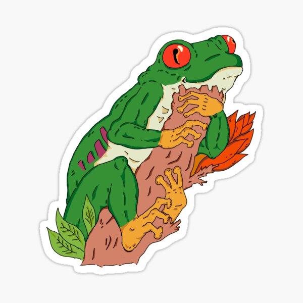 Item preview, tropical froggy designed and sold by ragnacold.
