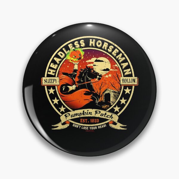 Item preview, The headless horseman halloween vintage logo designed and sold by RoggeIsmael.