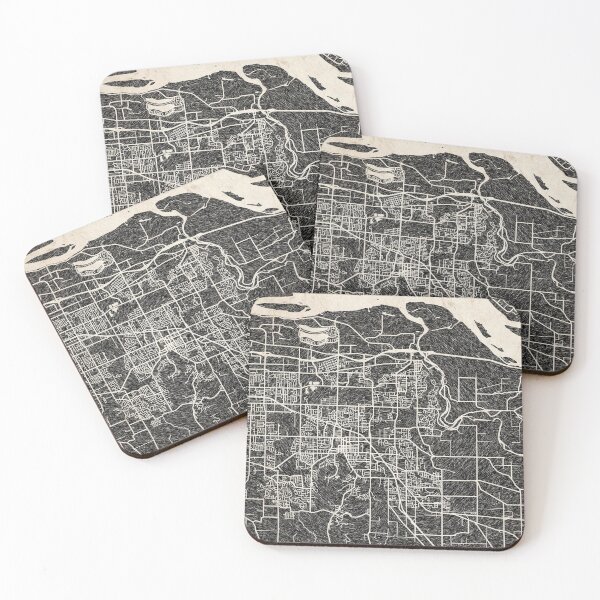 Item preview, Gresham map Oregon ink lines designed and sold by InkMaps.