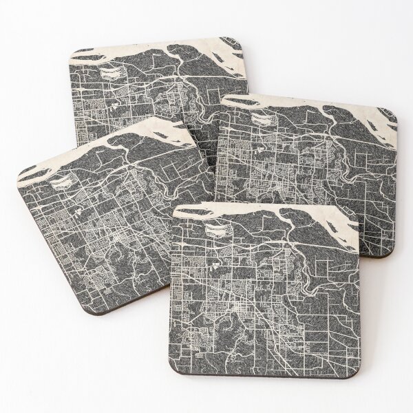 Item preview, Gresham map Oregon ink lines 2 designed and sold by InkMaps.