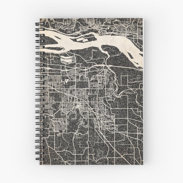Item preview, Gresham map Oregon ink lines 2 designed and sold by InkMaps.