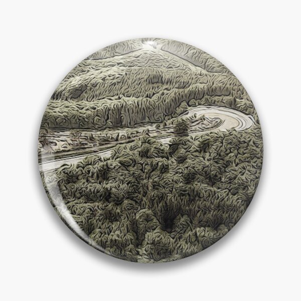 Artikelvorschau, Nordschleife from Above Art Print – Nürburgring Aerial View Poster entworfen und verkauft von Road To Track.