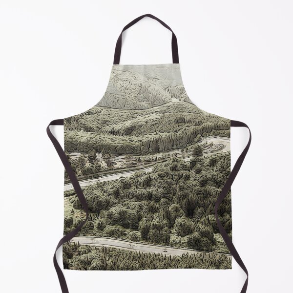 Item preview, Nordschleife from Above Art Print – Nürburgring Aerial View Poster designed and sold by Road To Track.