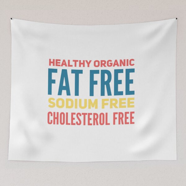 Item preview, Healthy Organic Fat Sodium Cholesterol Free Reminder Motivational Funny designed and sold by HppyStrngHelthy.