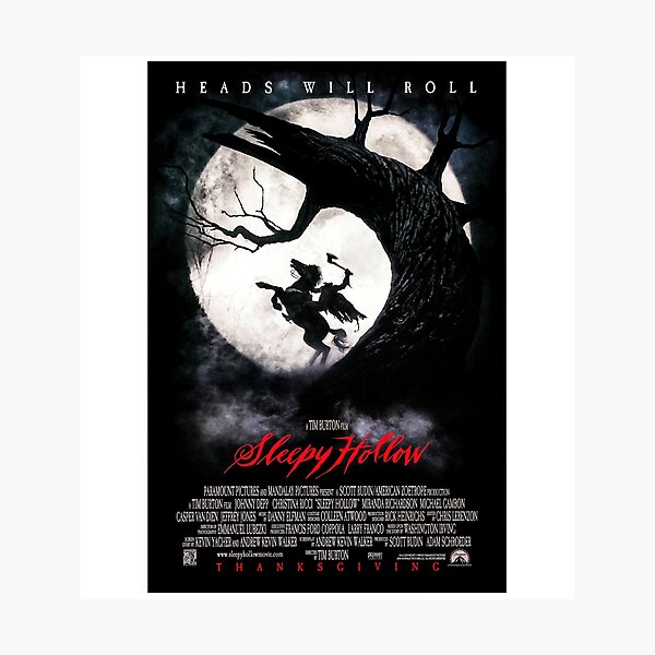 Item preview, heads will roll horseman go to the moon - sleepy movie hollow designed and sold by RoggeIsmael.