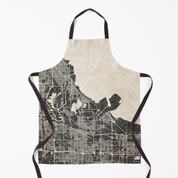 Artikelvorschau, Hammond map Indiana ink lines 2 entworfen und verkauft von InkMaps.