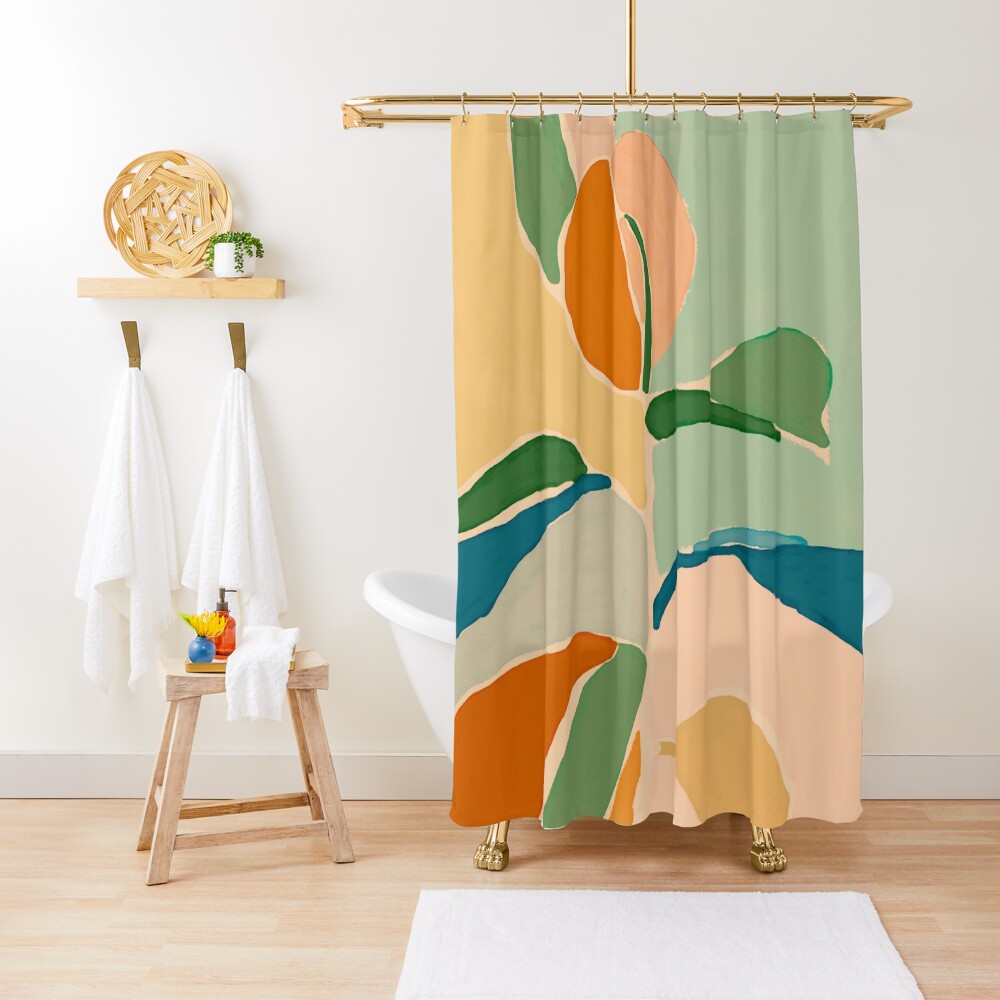 Spring Flora V2 Shower Curtain