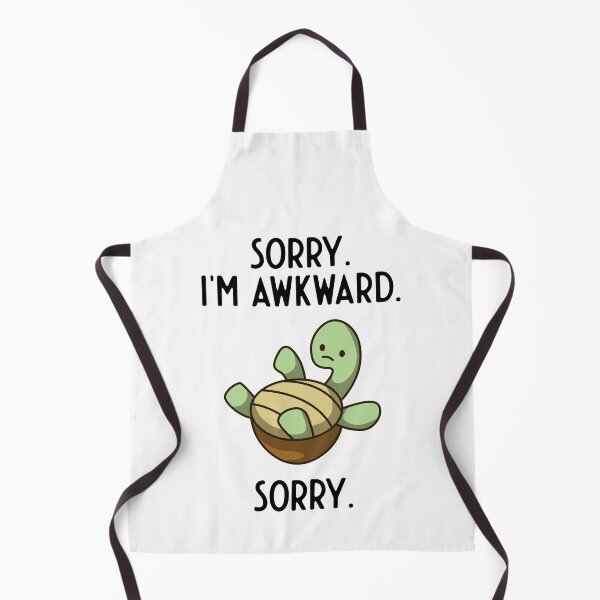 Item preview, Sorry, I'm Awkward, Sorry Awkward Turtle Kawaii designed and sold by MeowsAndMakes.