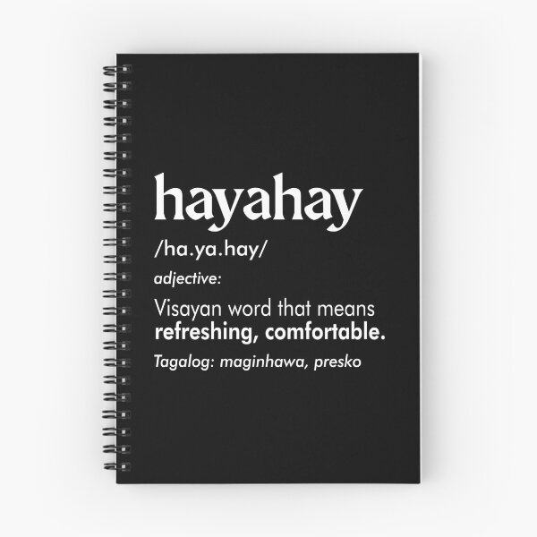 Item preview, HAYAHAY BISAYA FILIPINO WORD EXPRESSION designed and sold by aydapadi.