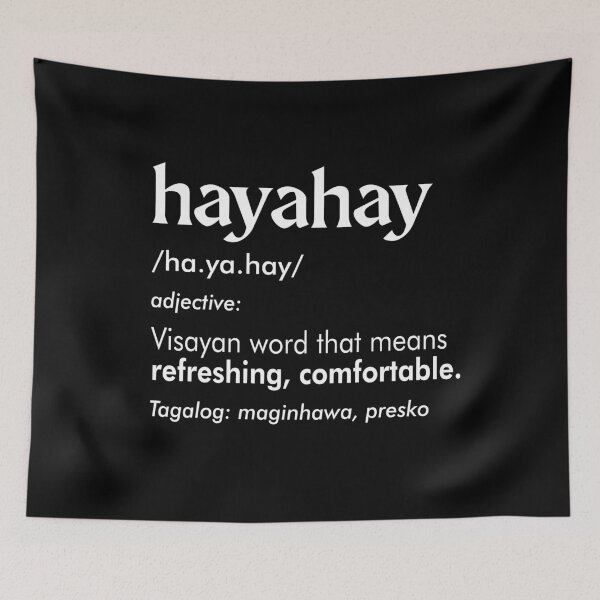 Item preview, HAYAHAY BISAYA FILIPINO WORD EXPRESSION designed and sold by aydapadi.