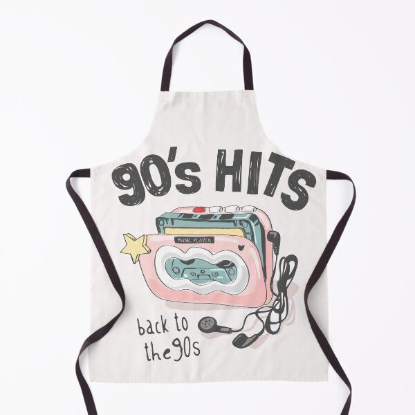 Item preview, 90s Hits Slogan with Colorful Vintage Cassette Player Illustration designed and sold by Peekonet.
