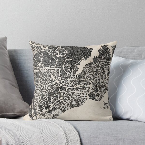 Item preview, Hampton map Virginia ink maps 2 designed and sold by InkMaps.