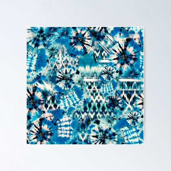 Item preview, Patrón japonés Shibori Tie Dye Indigo designed and sold by DesignForGifts.