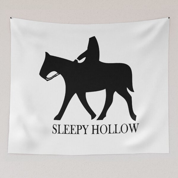 Item preview, sleepy headless hollow black design designed and sold by RoggeIsmael.
