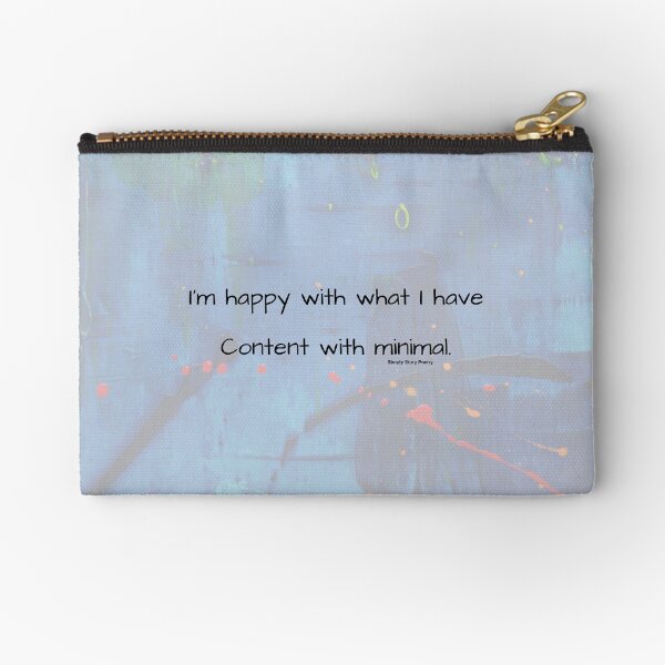 Happiness MT Zipper Pouch