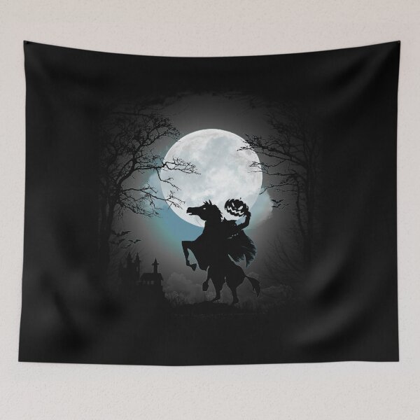Item preview, Horseman under moonlight sleepy hollow designed and sold by RoggeIsmael.
