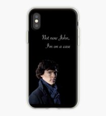 Not Now John I'm On A Case iPhone-Hülle & Cover