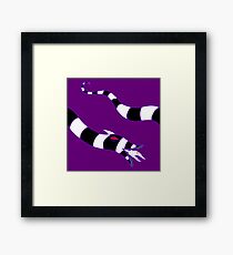 Sneaky sandworm Framed Print