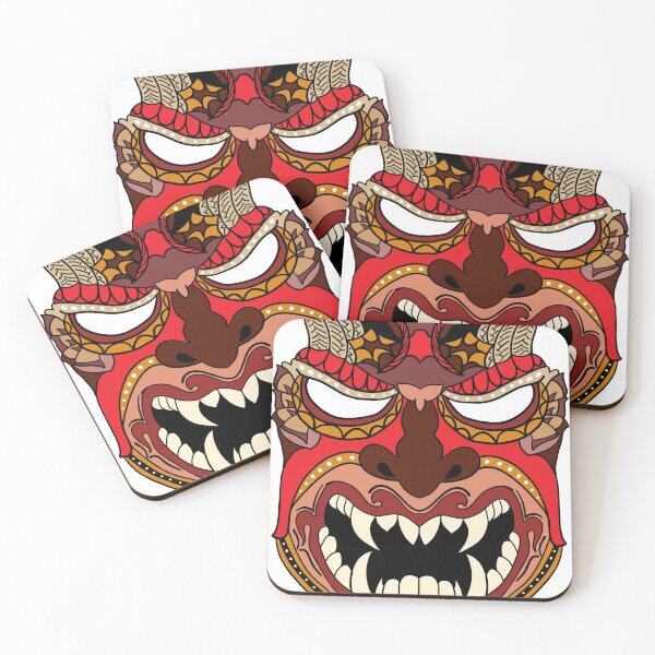 Item preview, demon mask in t-shirt designed and sold by Wonmark.
