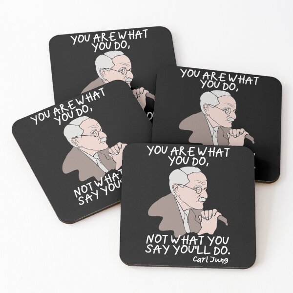 Item preview, Carl Jung Quote - You Are What You Do - Jungian Psychology Teacher (3) designed and sold by isstgeschichte.
