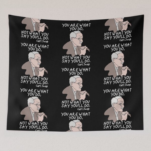 Item preview, Carl Jung Quote - You Are What You Do - Jungian Psychology Teacher (3) designed and sold by isstgeschichte.