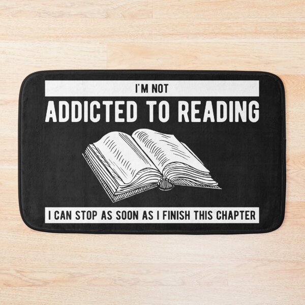 Item preview, I'm not Addicted to Reading designed and sold by MeowsAndMakes.