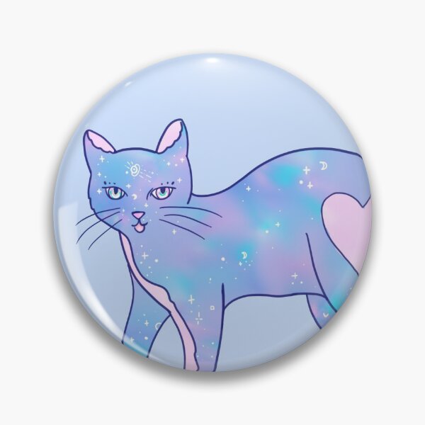 Item preview, opalescent vaporwave cat designed and sold by opalsunsetart.