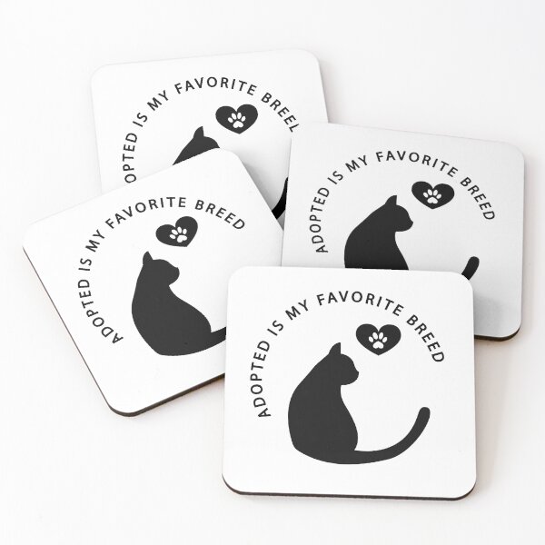 Item preview, Adopted is my favorite breed minimal design designed and sold by GinaArtHut.