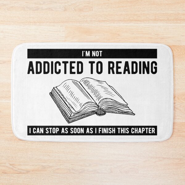 Item preview, I'm not Addicted to Reading designed and sold by MeowsAndMakes.
