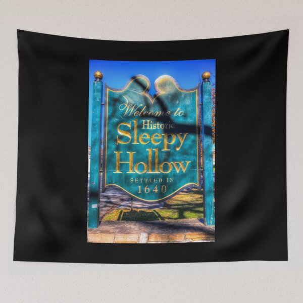 Item preview, Sleepy Hollow Town Sign classic designed and sold by RoggeIsmael.