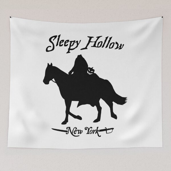 Item preview, Sleepy halloween hollow new york black art designed and sold by RoggeIsmael.