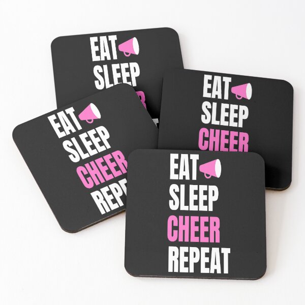 Item preview, Eat Sleep Cheer Repeat designed and sold by Jacksonsmerch.