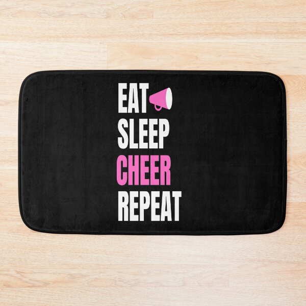 Item preview, Eat Sleep Cheer Repeat designed and sold by Jacksonsmerch.