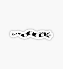 Sneaky minimalistic sandworm Sticker