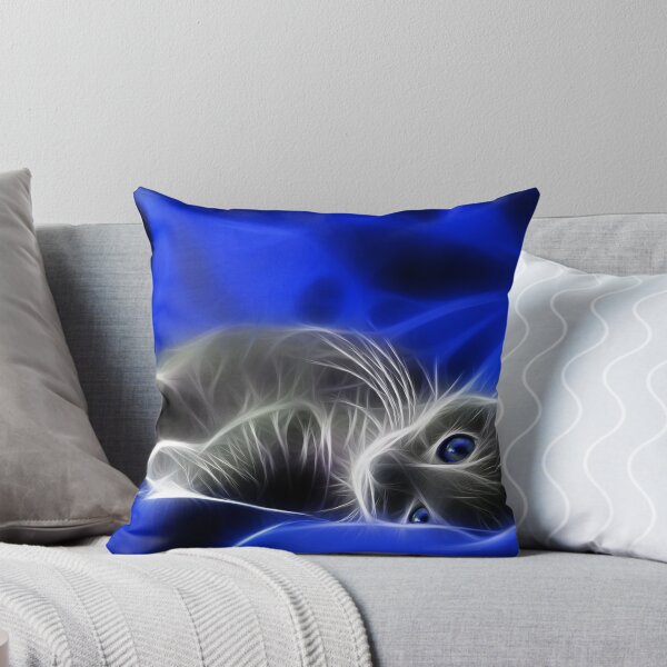Artikelvorschau, Katze blau entworfen und verkauft von autrouvetout.