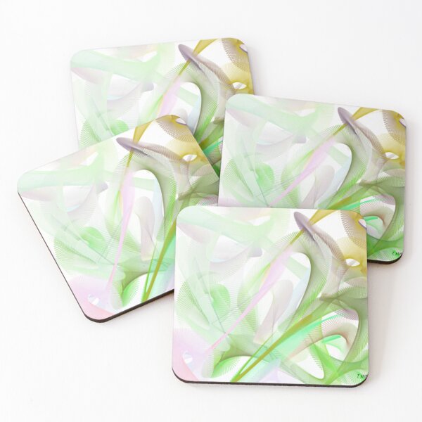 Item preview, The Contrast Abstract Art Design wavy line art full of color designed and sold by TekakuArt.