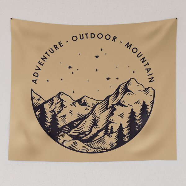 Item preview, Adventure Outdoor Mountain Climbing Emblem Design designed and sold by Peekonet.