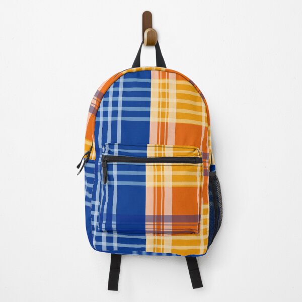 Item preview, Blue and orange tartan mosaic designed and sold by apicon.