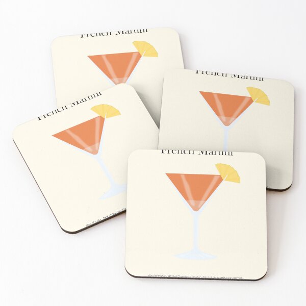 Item preview, French Martini Cocktail Recipe designed and sold by Ruane Design.