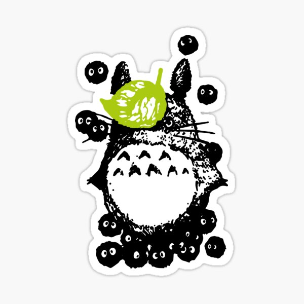 Totoro - Soot Sprites Pattern Art Print by Valentina Hramov - Pixels Merch