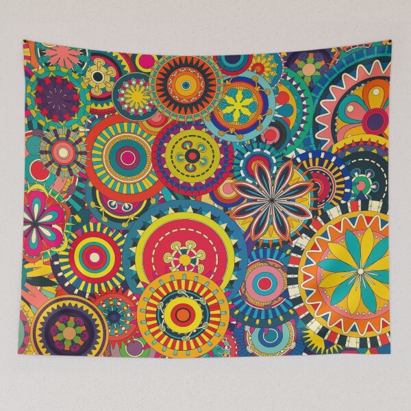 Item preview, multicolored LSD floral art designed and sold by Immadman.