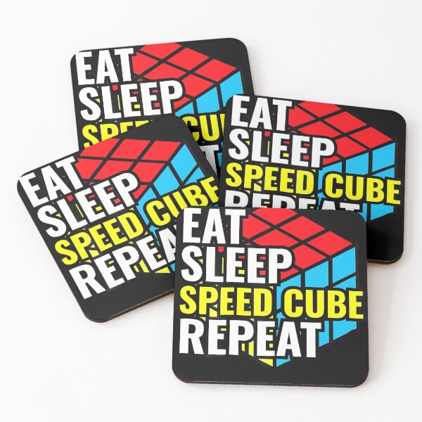 Item preview, Eat Sleep Speed Cube Repeat Speed Cubing Puzzle Cube, Designer designed and sold by JOSEFONSECA1.