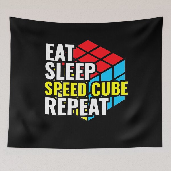 Item preview, Eat Sleep Speed Cube Repeat Speed Cubing Puzzle Cube, Designer designed and sold by JOSEFONSECA1.