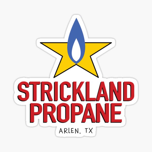 Strickland Propane Sticker