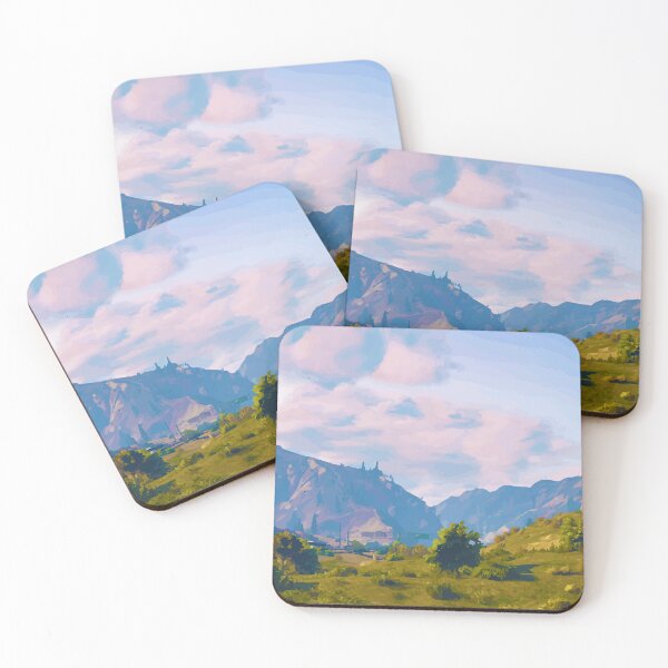 Item preview, Mountains Grass and Clouds designed and sold by Camdeboo.